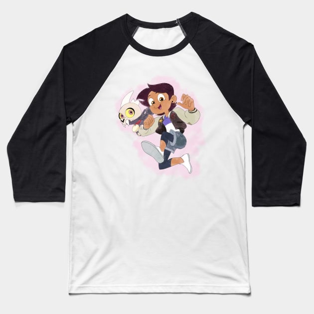 Luz and King Baseball T-Shirt by SophieScruggs